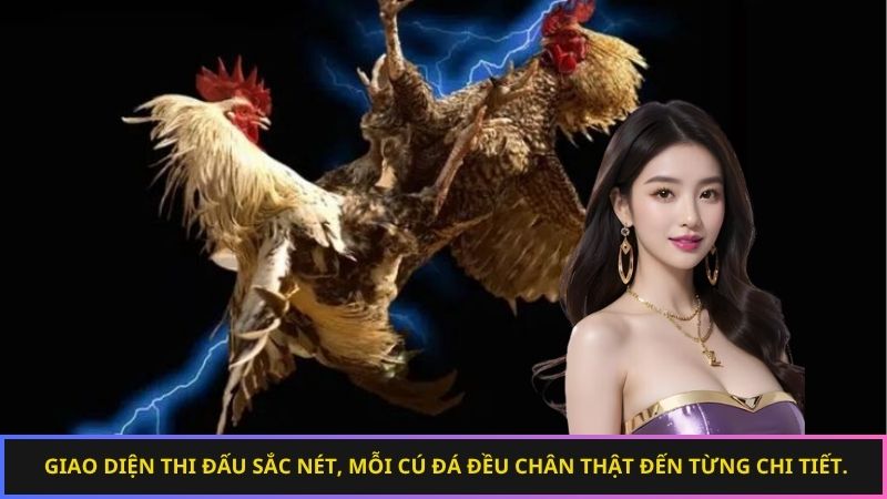 Giao diện thi đấu sắc nét, mỗi cú đá đều chân thật đến từng chi tiết.